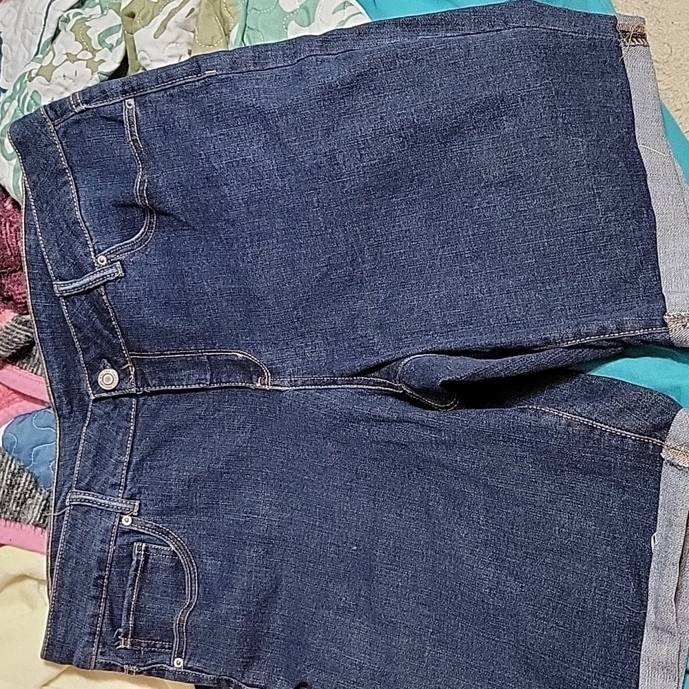 Time and Tru Jean Shorts